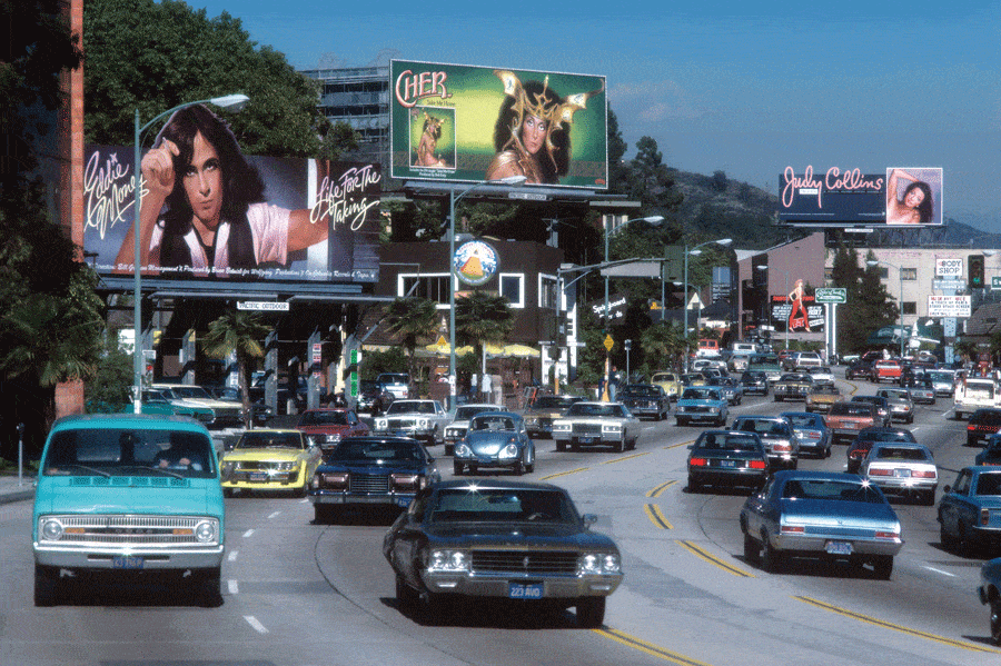 Robert Landau, Sunset Strip, 1979. Image ©Robert Landau.